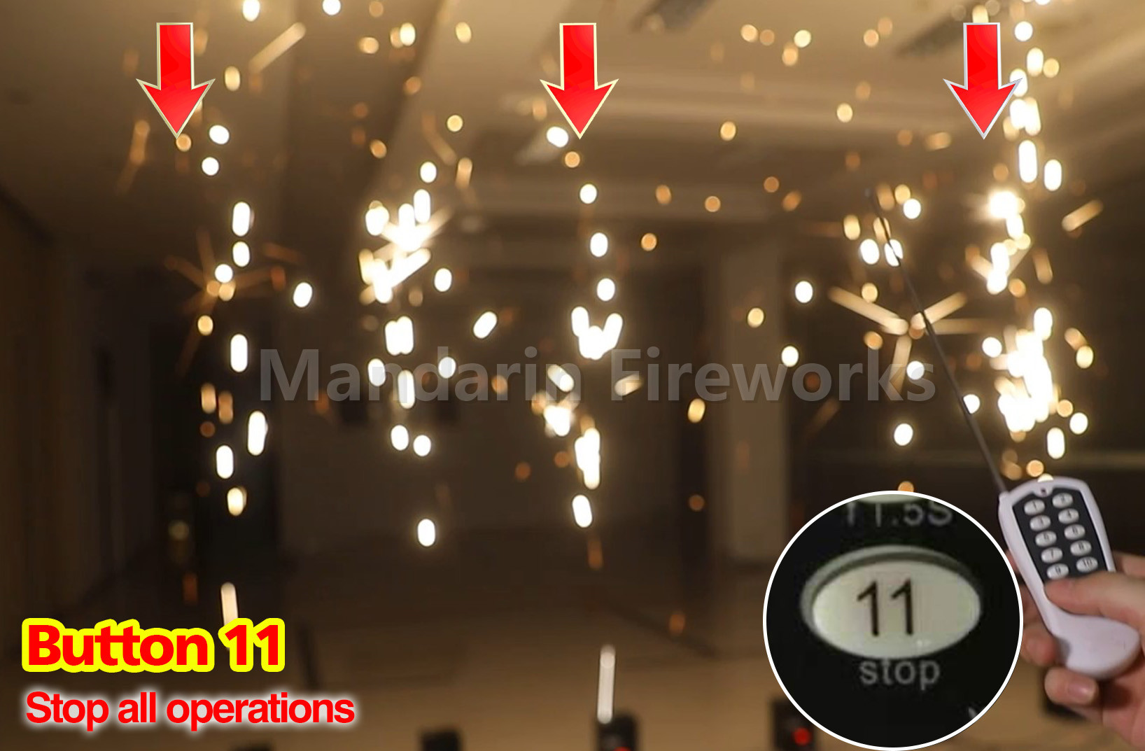 600W Wedding Cold Sparkler Machine 5.5kg For Dj Party Event