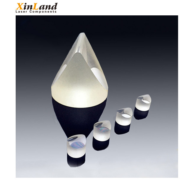 6mm Fan Angle Optical Glass Prism Used In Process Control Fields 45 Degree