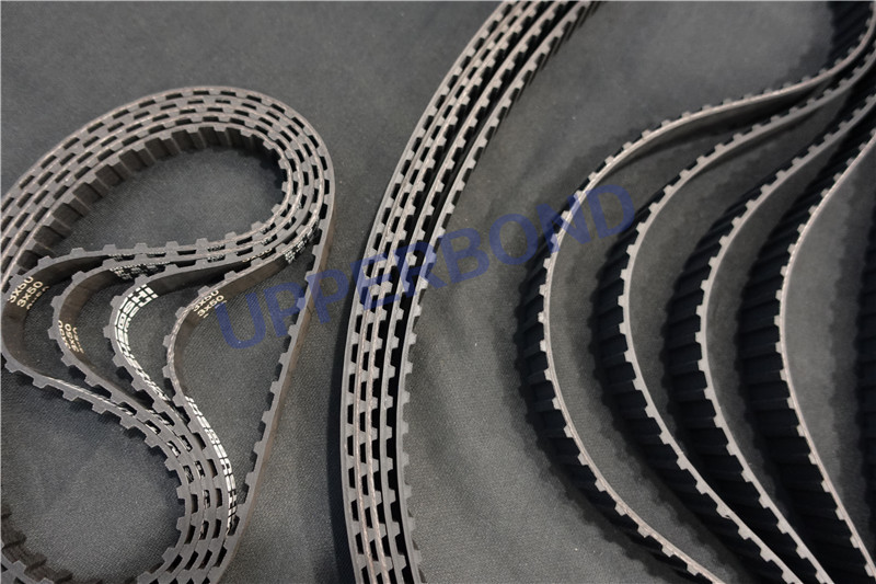High Tensile Rubber Timing Belts For Cigarettes Packing Machine Packer Multi - Size