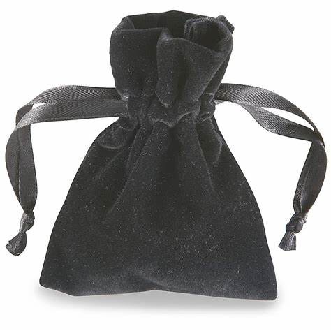 Soft Printed Velvet Flannel Mint Travel Jewelry Drawstring Bag Pouch Necklace Watch Rings