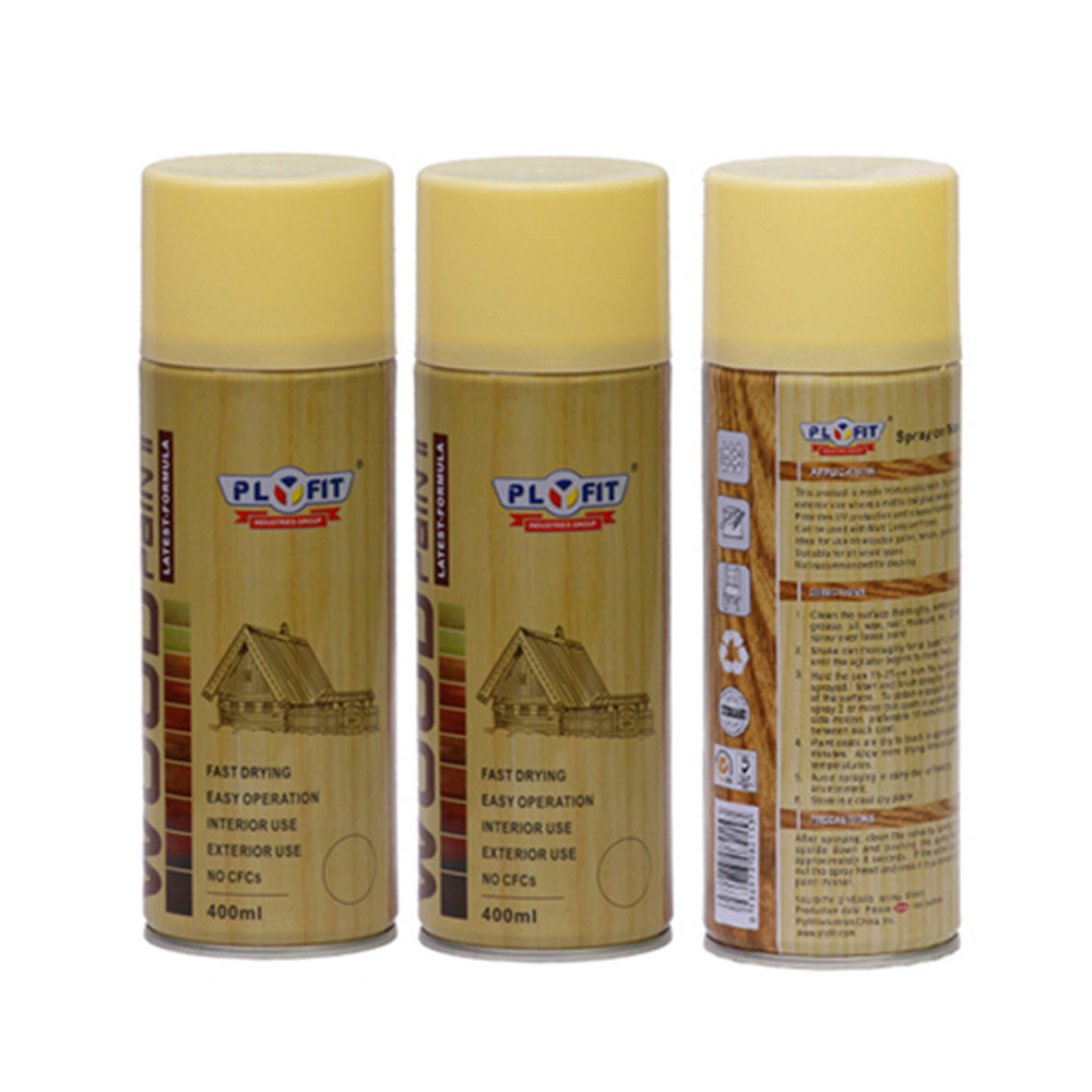 Waterproof 400ml ISO9001 Tinplate Can Aerosol Spray Paint