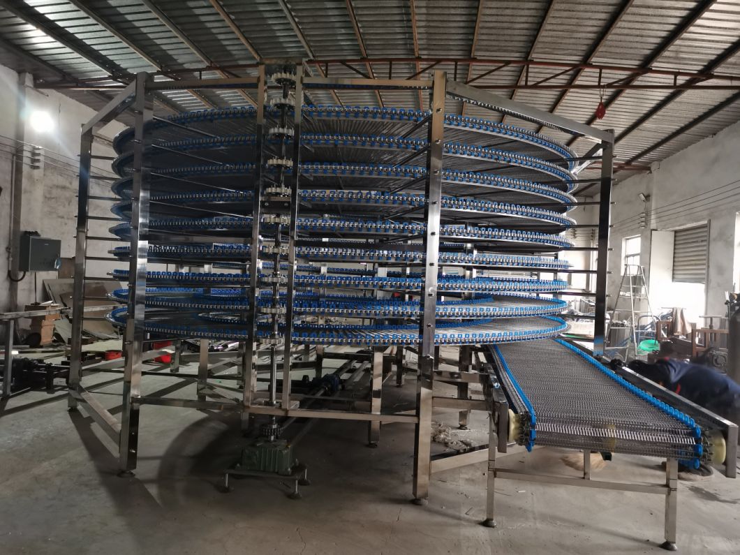 Bakery Production Line Spiral Cooler Equipment Tower Sale
