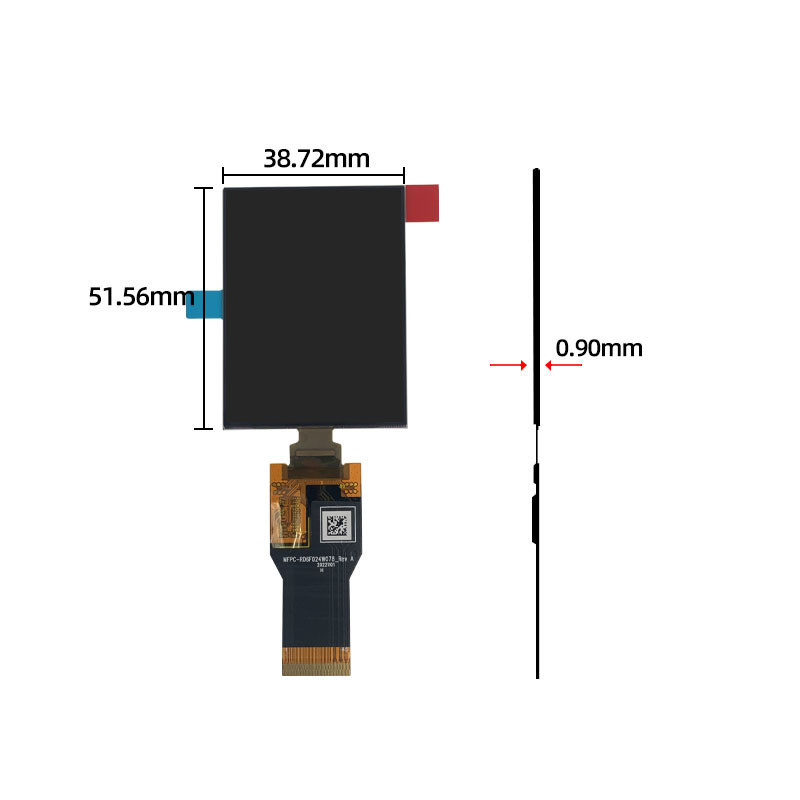 2.4 inch AMOLED Display Module with HDMI board, 800 Cd/M2, 450x600 Resolution, SPI/MCU/MIPI interface