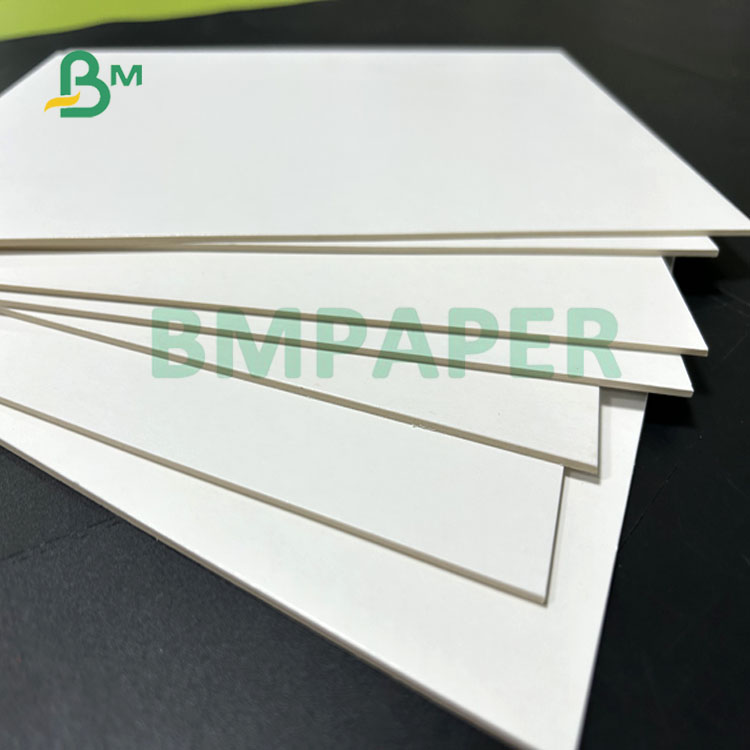 61 x 86cm Bleached 500gsm 600gsm Cellulose Board Sheet For Cosmetics Boxes 