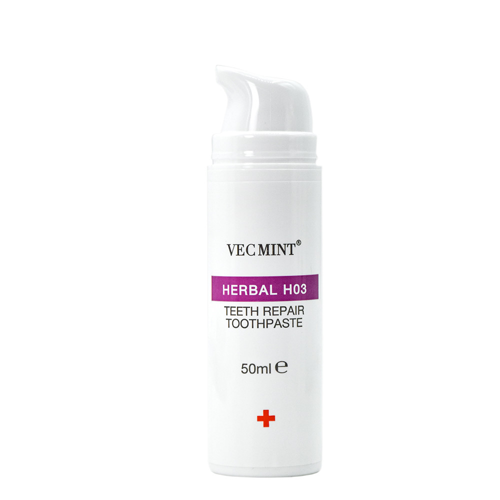 VECMINT Herbal H01 Whitening Toothpaste 50ml Herbal Formula for Teeth Whitening intelligent herbal extract smart beauty renewal