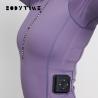 Buy cheap EMS system Womens Fitness Clothing Nylon Purple Custom Sportswear Shirts from wholesalers