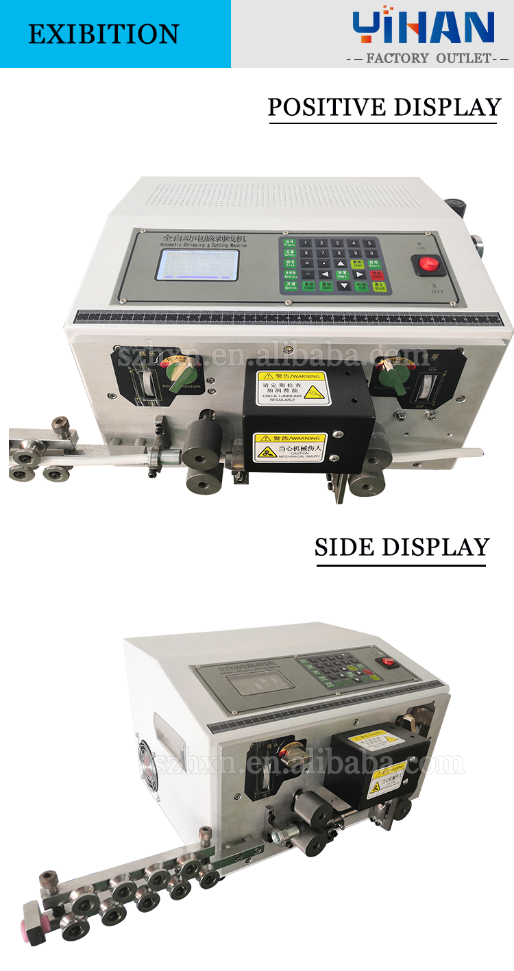 35 square single line automatic computer wire stripping machine for high productivity