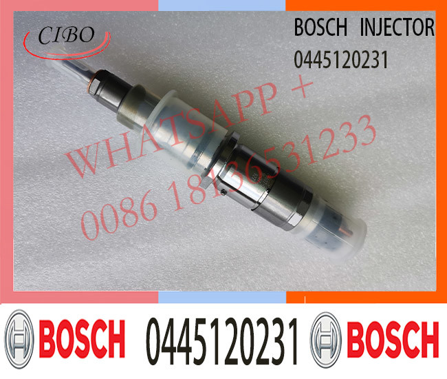 Golden Vidar Fuel Injection Common Rail Fuel Injector 0445120231 0445120126 Diesel Engine Injector 0445120231