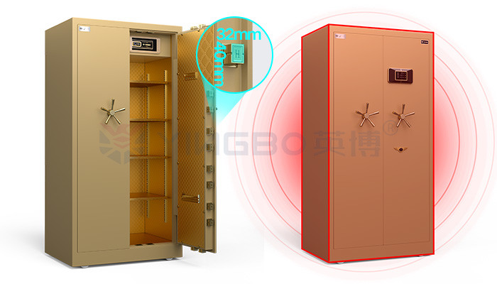 YB/DK-180 Heavy Vault Door For Security Double Doors And Four Doors