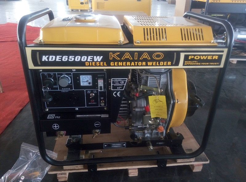 3000 rpm Small Diesel Generators Welding Machine Self-Excited Constant Voltage Excitation