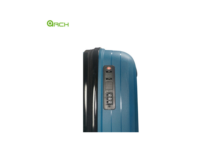 Manufacturer Cheap PP Travel Trolley Luggage with Double Spinner Wheels