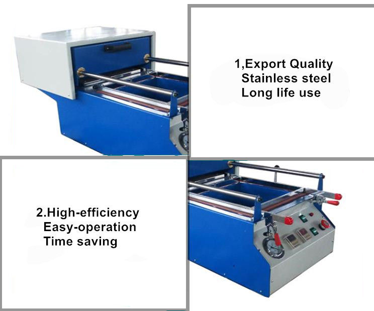 Mini desktop small vacuum forming machine for ABS, PET, PMMA, HDPE, PVC, sheet