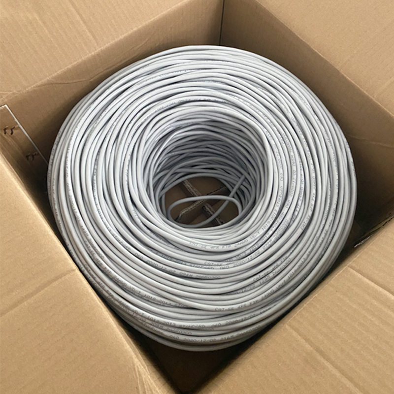 Single Shielded CAT5E Lan Cable 24awg 305m Ethernet Communication