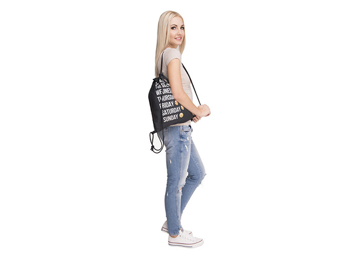 OEM Women's Drawstring Backpack Lightweight Drawstring Knapsacks For Gym
