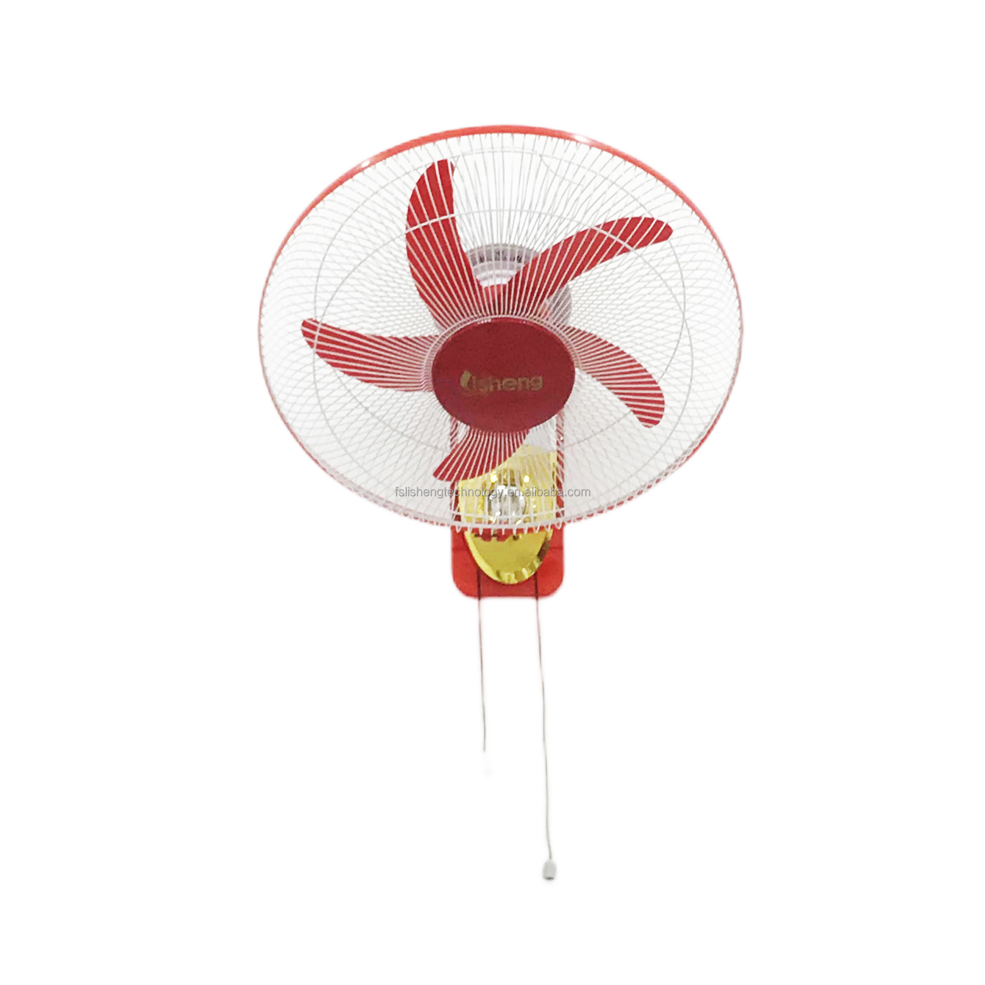 Custom OEM AC / DC Wall Mounted Cooling Fan 16 Inch With Lithium Battery And Remote Control