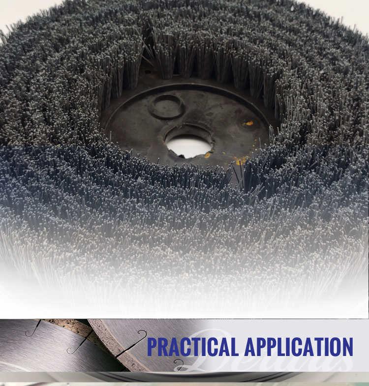 Diamond Abrasives Filament Brush for Grinding Glass Stone Slab Antique Surface Processing