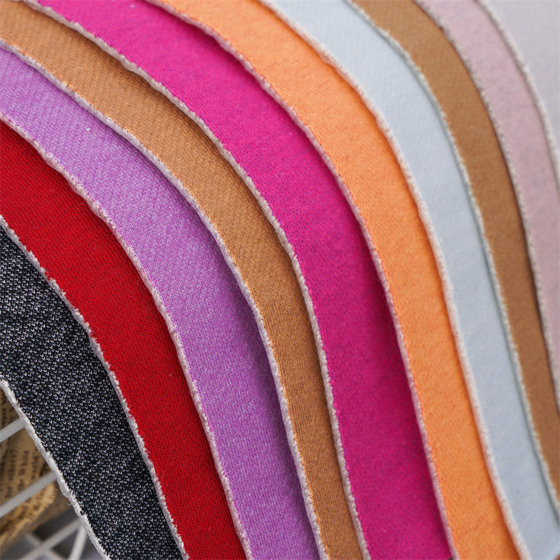 Simple, Wear-Resistant And Comfortable Skin-Friendly Solid Knit Fabric For T-Shirt