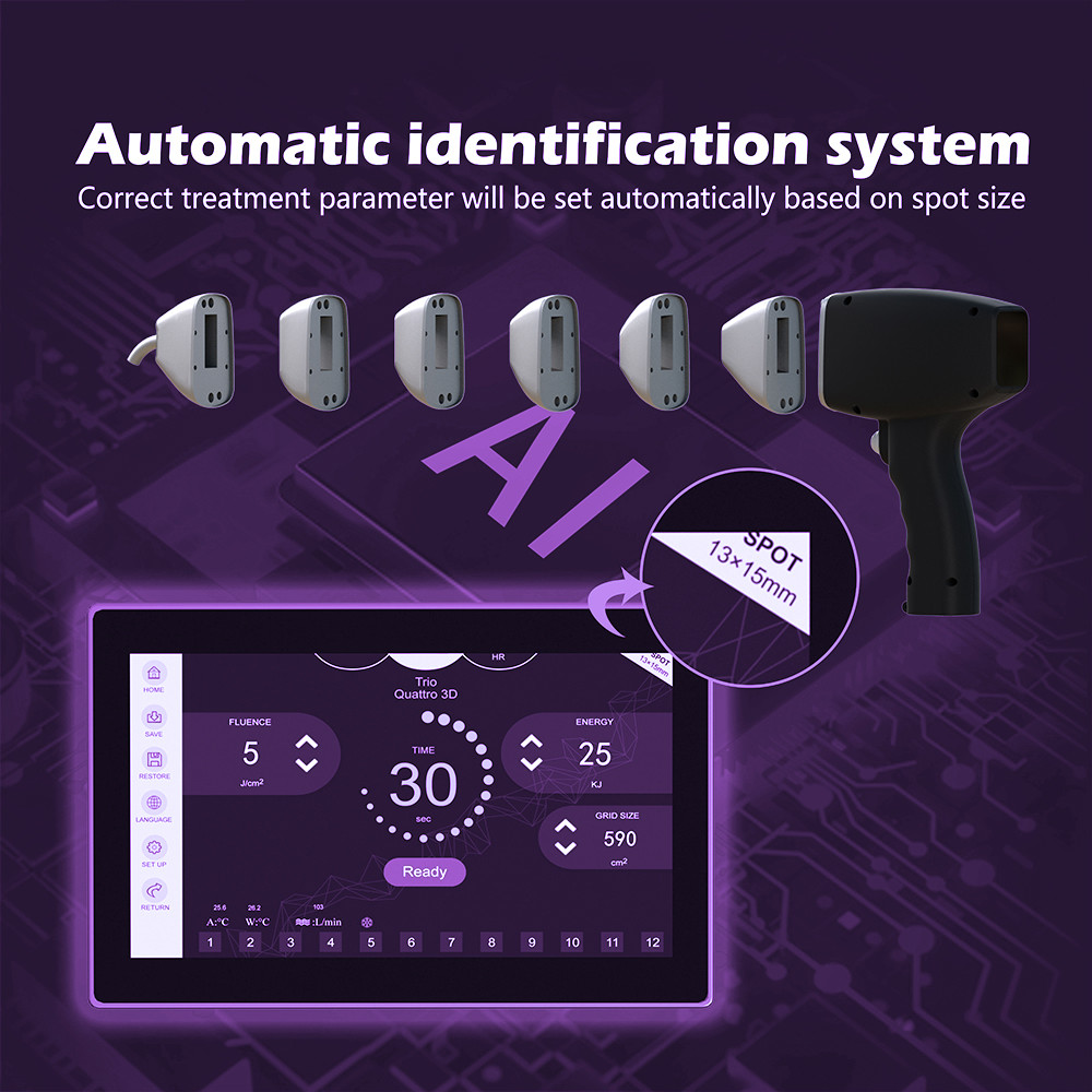 Superior Laser Hair Removal Machine with 808nm/755 808 1064 940 Wavelength and 1-10Hz Shot Frequency