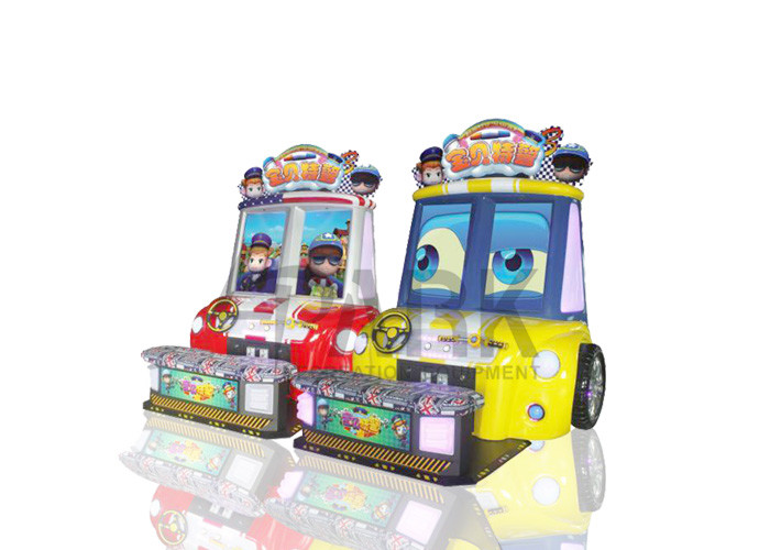 Amusement Park Kids Racing Game Machine Coin Operated Baby Swat 3 Car