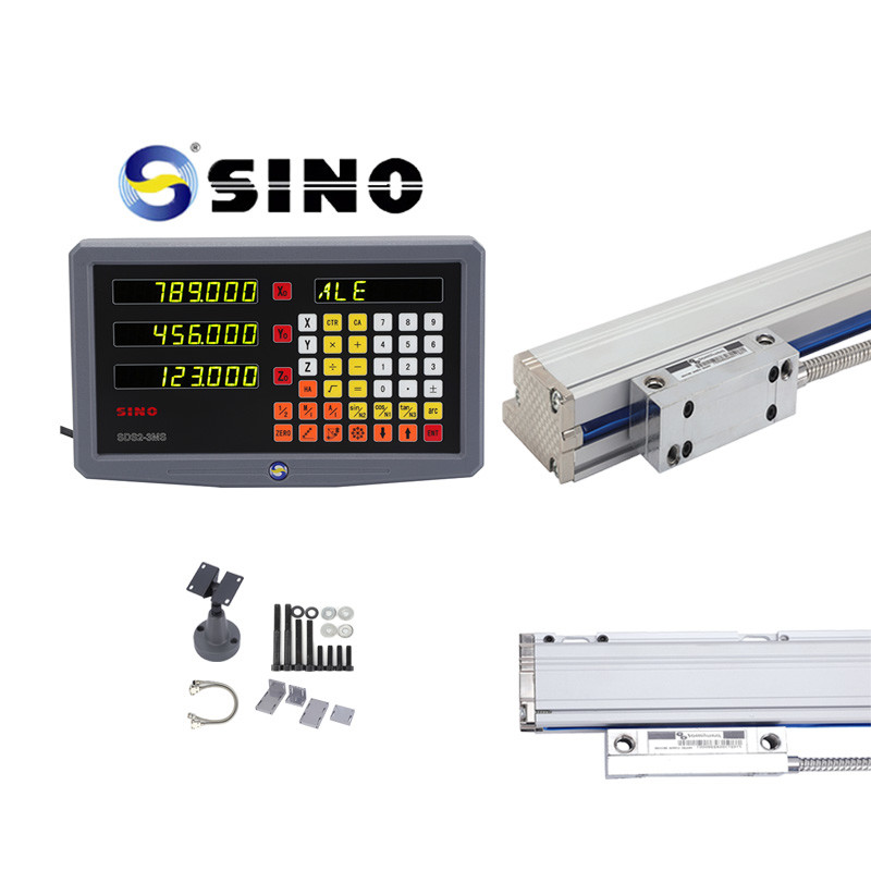 SINO Digital Readout System SDS2-3MS Digital Display Readout DRO With Three Axis Linear Encoder For Lathe Milling Machine