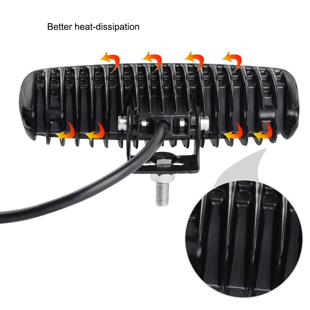 Dual Color 6.2" 6pcs 3 Watt LED Spreader Lights