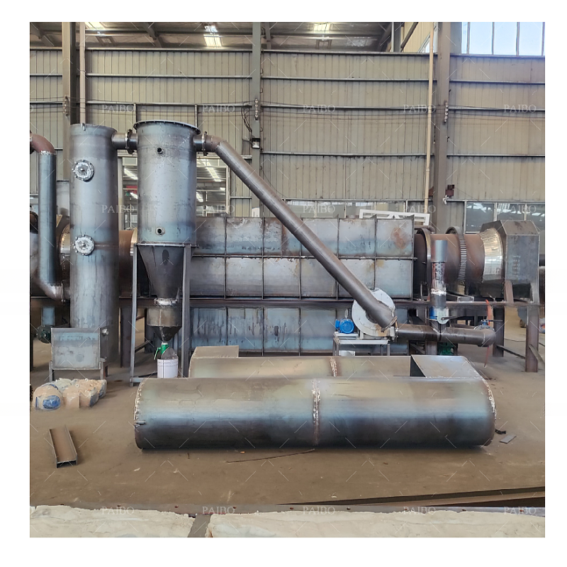 Continuous Rotary Charcoal Carbonization Furnace Equipment with Stainless Steel Design