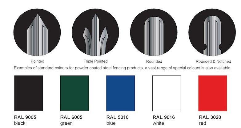 South Africa Residential Hot Dip Galvanized Palisade Fence Electric