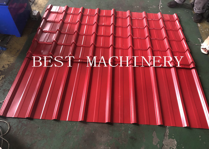 Corrugated Double Layer Roofing Sheet Roll Forming Machine With No Noise