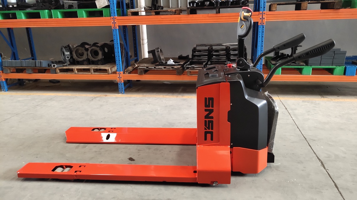 SNSC Lion Battery Electric Stacker Pallet Jack For Warehouse Coil Handling
