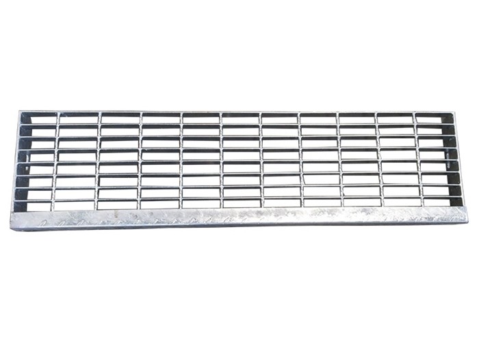 Stainless Galvanized Stair Treads Steel Grating Catwalk Q235 305mm Width