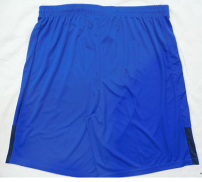 Customzied Size Casual Adjustable Drawstring Mens Soccer Shorts Blue