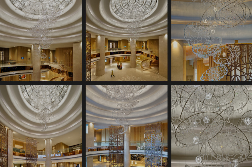 Indoor Decoration Creative Hall Crystal Large Chandelier High End Places