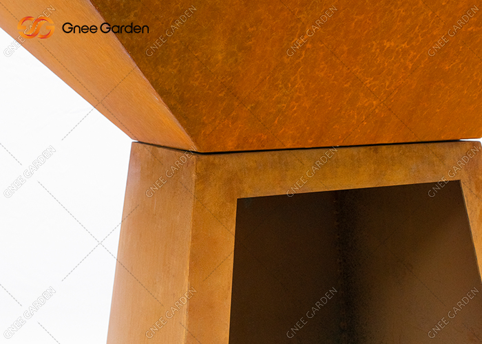Factory Customize Corten Steel Bbq Fire Pit Grill  Corten Steel Iron Fire Pit Bbq Brazier