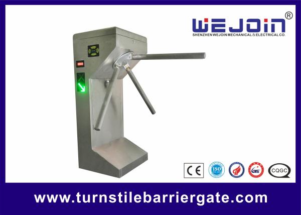 Quality 304 Stainless Steel Subway Tripod Turnstile Entry Systems Intelligent Barrier for sale