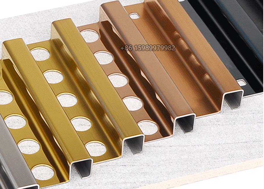 stainless steel decorative profiles