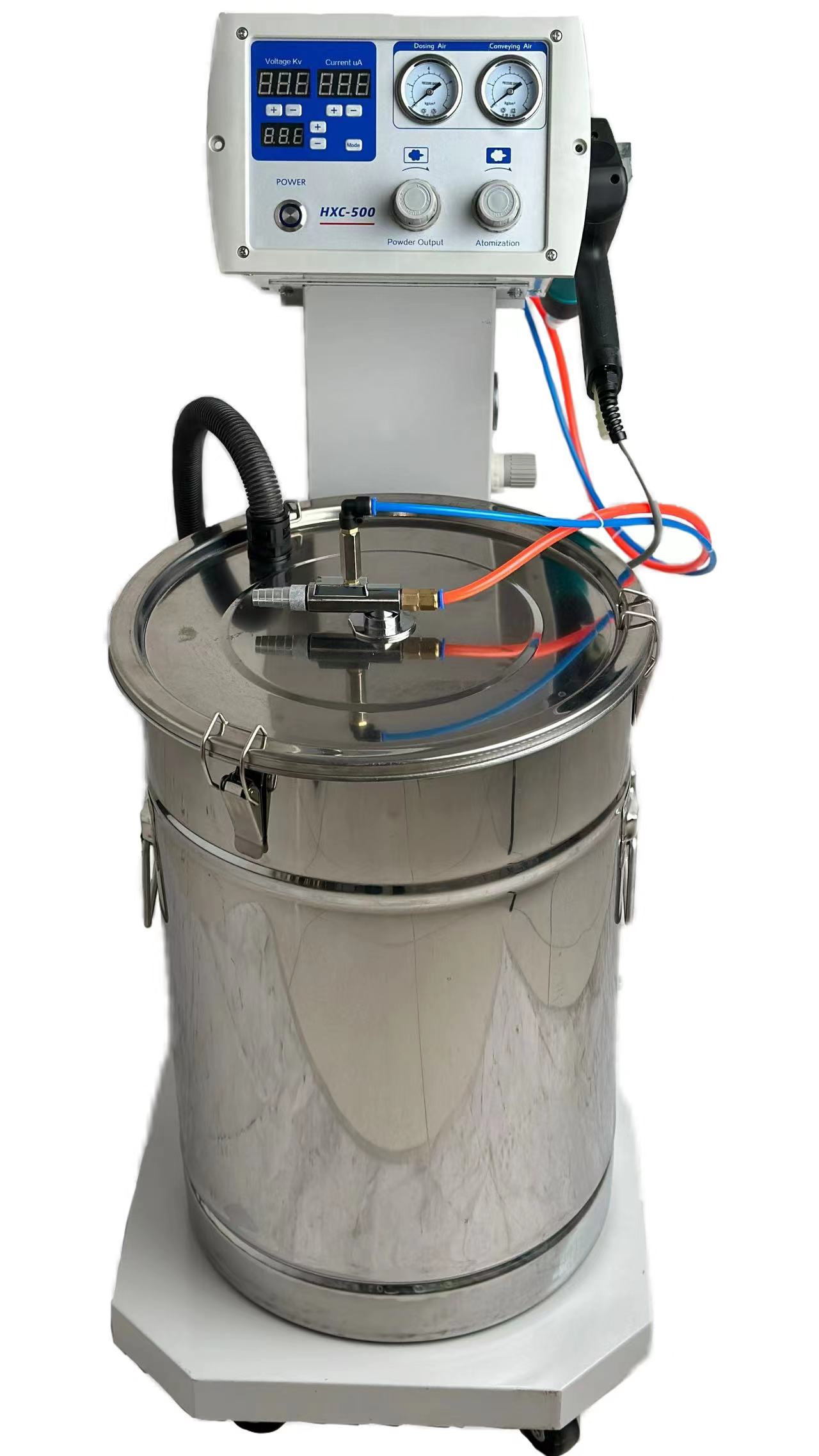 Easy To Clean Automatic Powder Spraying Machine Eco Friendly Safety Operation