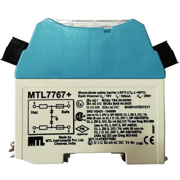 MTL7767+ MTL Zener Barriers One Channel Safety Barrier for Industrial Applications