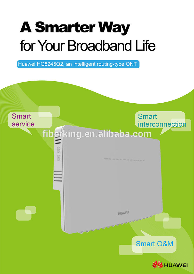 FTTH dual band Dual WiFi GPON XPON GEPON HUAWEI ONU ONT HG8245Q2 4GE+2TEL+USB same function as HG8245U