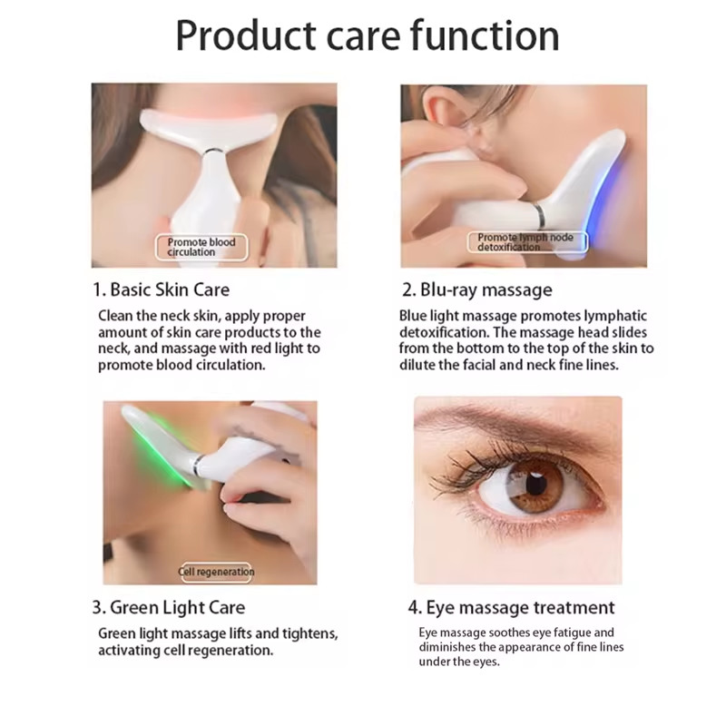 Lifting Massager Led V Shape Multifunction Neck Face EMS Beauty Lift Device