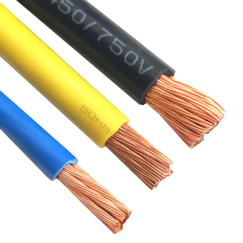 PVC Copper Sunlight Resistant 4mm 6mm 10mm 16mm 25mm Customized AC/DC Solar PV Power Cable