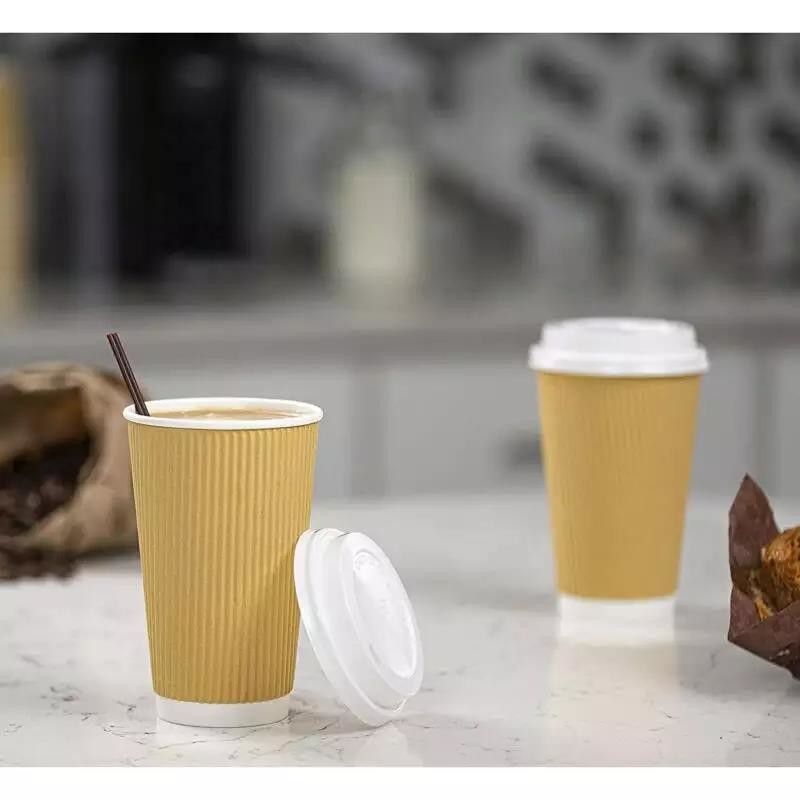 Factory Hot Sale Polyethylene Coated 22oz Custom Printed Paper Coffee Cups