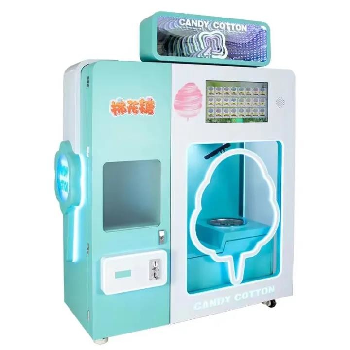 Food Grade Cotton Candy Machine Gas Operated With Video Technical Support