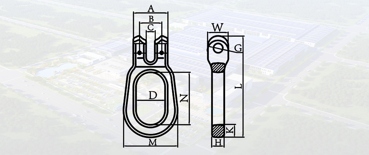SLR1033-G100 CLEVIS LINK