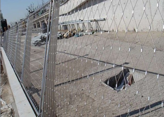 Flexible Stainless Steel Wire Rope Cable Mesh Netting For Zoo