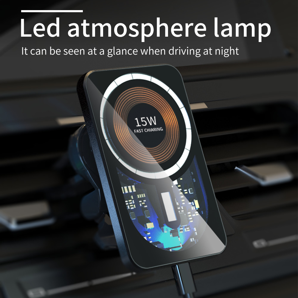 OEM Fast Magnetic Car Charger Wireless Car Phone Holder Customized