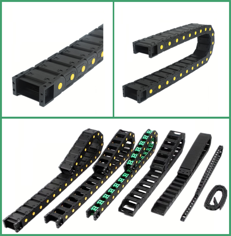 H20x103 Bridge Yellow Strength Series Electric Drag Chain For CNC Towline