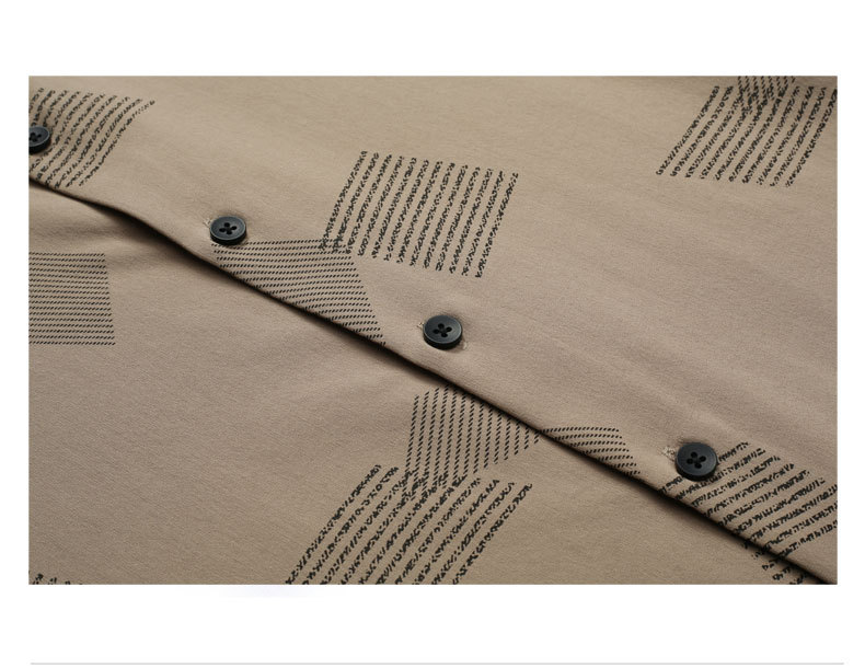 2022 100% cotton summer long sleeve shirt fashion solid design for men Pattern Type Solid
