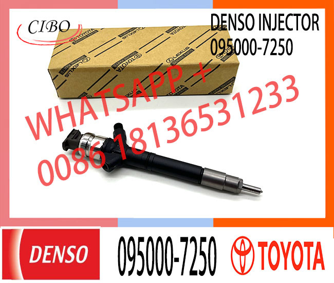 New Injector 0950007250 095000-7250 23670-0R160 23670-0R110 Diesel Injector DCRI107610 7250 for Toyota Avensis 2.2 D 2AD