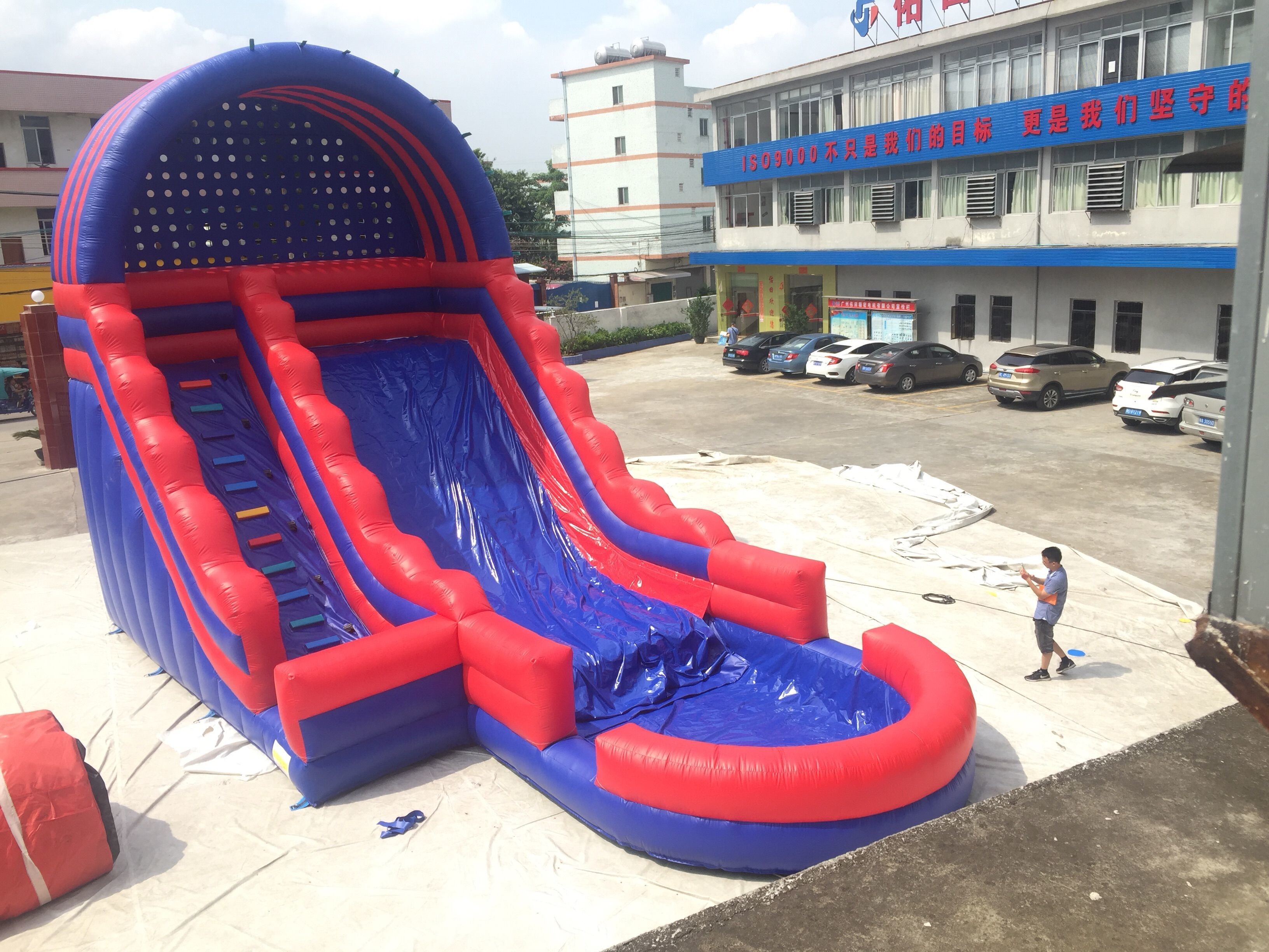 Car Theme Inflatable Slide Inflatable Park Inflatable Castle Slide Combo
