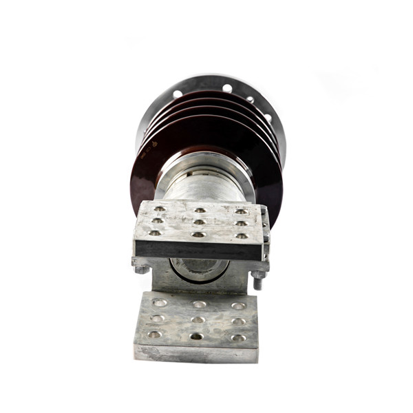 Customized High Voltage Bushing Electric Ceramic Insulator 40.5KV With Brass Conductor